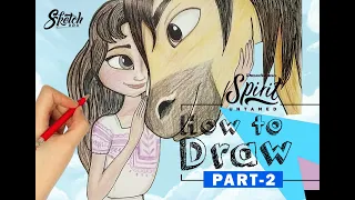 How To Draw Step By Step  I  SPIRIT UNTAMED (LUCKY)  Drawing