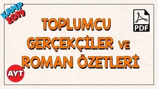 Toplumcu Gerçekçiler ve Roman Özetleri | AYT Edebiyat