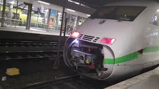 ICE 2 kupplung in Hannover Hbf in der Nacht