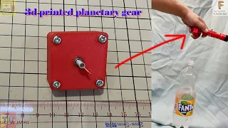 Make planetary gear with 3d printer (use Fusion 360 design easily and trick explained)