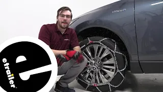 etrailer | Konig Self-Tensioning Snow Tire Chains Installation - 2021 Toyota Venza