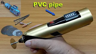 Homemade handheld multi-function cutter from PVC plastic