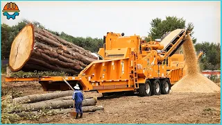 30 Dangerous Fastest Wood Chipper Machines Working and Extreme Powerful Tree Shredder Machines