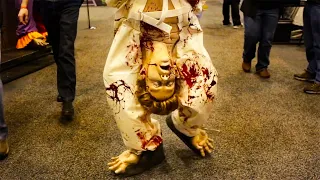 SURPRISE Upside Down Man Costume at Transworld Halloween Show