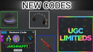 *Newest* Ugc Limited Codes In January 2024 || Codes For Roblox Ugc Limited || Ugc Limited Codes