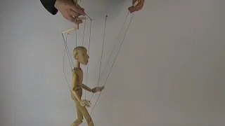 Operating a marionette: walking