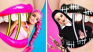 Barbie VS Wednesday w Więzieniu | BOGATY VS BIEDNY HACKI RODZICIELSKIE od Gotcha! Viral