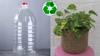 Amazing ! Super Recycling Ideas from Bottle 5 Liter | Jute Craft ideas