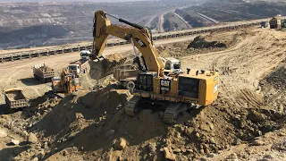 Caterpillar 6015B And Liebherr 974 Excavators Loading Trucks - Sotiriadis/Labrianidis Mining Works