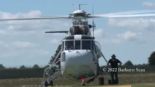 Sikorsky S-61N Sea king Departing Orange Airport 18 November 2022
