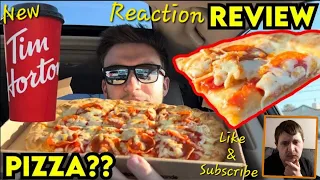 [Reaction] New Tim Horton's Pepperoni Pizza Review