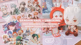 Unboxing Genshin Merch 💖 (Official Goods, Kazuha Omodoki, Venti Nendoroid, Art Prints + more!)