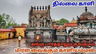 பயமுறுத்தும் காளியம்மன் , தில்லை காளி திருக்கோயில், சிதம்பரம்  , Thillai Kali Temple, Chidambaram