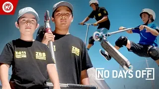 9 & 15-Year-Old Brothers Do INSANE Scooter Tricks