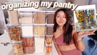 organizing my NEW pantry + grocery shopping, Target, recording music, coffee | MOVING TO LA AT 18