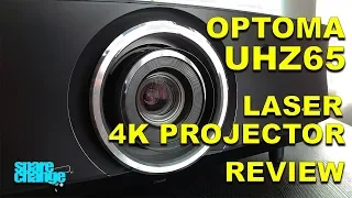 EYE BLINDING! Optoma UHZ65 Laser 4K Projector Review & Setup | Home Theater Upgrades