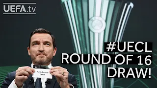 UEFA Europa Conference League Round of 16 draw