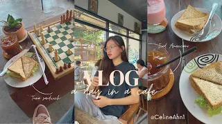 Cafe vlog☕️| beach vlog (Hermit's Cove in Aloguinsan, Cebu)🌊