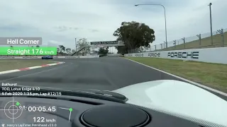 Bathurst Mt Panorama track lap in Lotus Exige 410