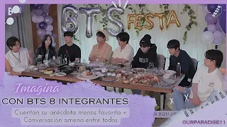 Imagina con BTS 8 integrantes | Cuentan su anécdota menos favorita + Conversación amena entre todos