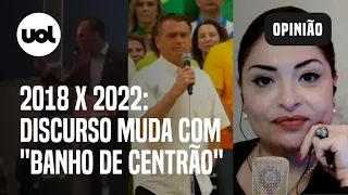 Bolsonaro antes e depois: Discurso de 2022 mostra campanha pós-'banho de centrão', diz Madeleine