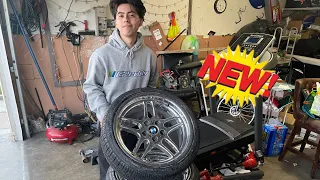 The BMW E36 gets new wheels