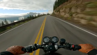 Early Morning POV Cruise Down Million Dollar Highway - Part 5 // Triumph Speed Twin 1200 [4K]