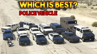 GTA 5 ONLINE : WHICH IS BEST POLICE VEHICLE? (ALL POLICE VEHICLES)