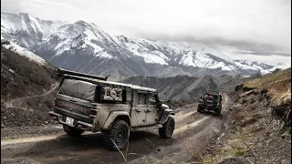 Чечня внедорожная. Глубокие броды и высокие горы на Jeep Wrangler, Jeep Gladiator и Dodge Ram!