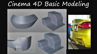 Cinema 4D - Basic 3DModeling (Explained)