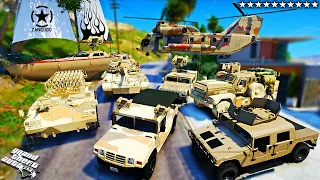 GTA 5 - Stealing SECRET MILITARY Vehicles With Franklin! | (GTA V Real Life Cars #87)