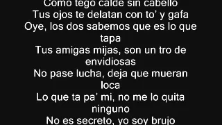 Plan B Ft. Tego Calderon - Es Un Secreto Remix Letra Lyrics