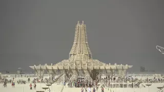 Burning Man 2017 - aerial view 4K
