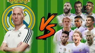 Zinedine Zidane vs Real Madrid Legends💪(Ronaldo-Bale-Benzema)