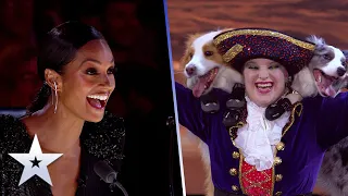 Captain Amber sets sail with her Dancing Collies | Semi-Finals | BGT 2022