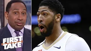 Stephen A. ‘scared’ Anthony Davis is Lakers’ only option | First Take
