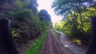 Skunk Train full ride timelapse glen blair junction to Fort Bragg