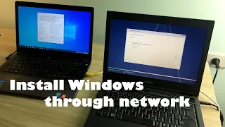 How to install Windows over the network for multiple computers