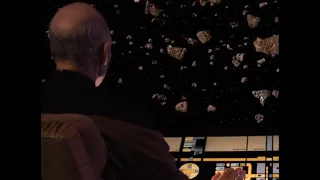 Picard at the Helm in an Asteroid Field! - Star Trek The Next Generation