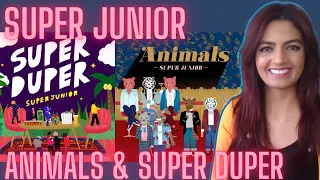 SUPER JUNIOR - ANIMALS MV & Performance Video AND SUPER DUPER LIVE SS7 - Reaction Video