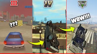 Can car rolling while stunt in GTA Games ( 2001 - 2022 ) |