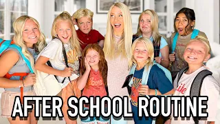FiRST DAY AFTER SCHOOL ROUTINE w/ Mom of 16 KiDS!