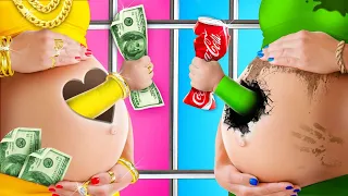 Rich vs Broke Pregnant! Funny Rich vs Poor Pregnancy Hacks & Tricks by RATATA BOOM