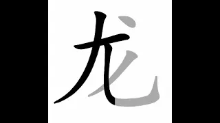 how to write chinese 龙丨Chinese stroke order中文汉字笔顺动画