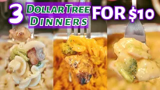 3 Dollar Tree Meals for $10 - Extreme Grocery Budget Challenge