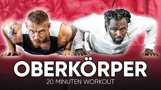 20 Min OBERKÖRPER Home Workout (ft. Saibou)