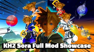 KH2 Sora With Drive Forms In Kingdom Hearts 3 | Full Mod Showcase