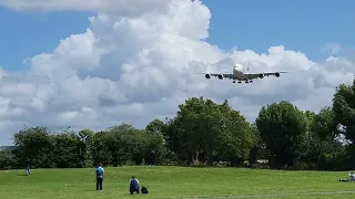 Taken at myrtle avenue Heathrow 15 07 2023 a windy landing