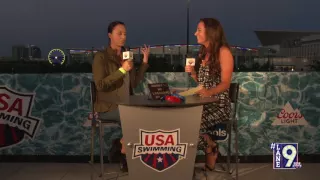 US Olympic Team Trials - Swimming: #Lane 9 Night 5: Amanda Beard Interview