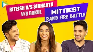 Team Marjaavaan’s INSANE Rapid Fire – Riteish Deshmukh | Sidharth Malhotra | Rakul Preet